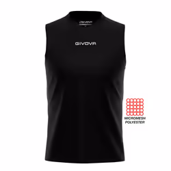 Givova Mens Sleeveless Tank Top Shirt Vest - Navy, S