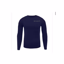 M) Givova Boys Compression Top Base Layer Junior Kids Sports Shirt Skin - Grey, Age 14-16 Years (38-40 inch - Additional view 6