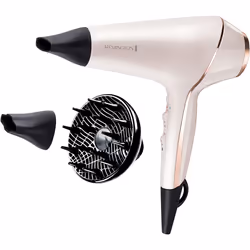 Remington PROluxe Hair Dryer (OPTIheat Technology for Long-Lasting Results, Ionic Conditioning for Frizz Free Hair, Dif