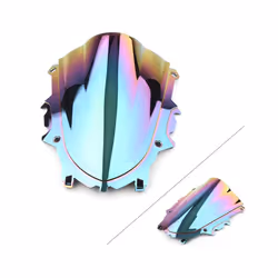 YZF R3 2019-2021 Motorcycle Windshield ABS Windscreen Wind Deflector Double Bubble for Yamaha YZF-R3 2019 2020 2021