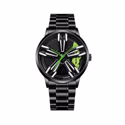 Wheel Watch Men Rim Hub Luxury Sports Car Men's Watch Stainless Steel Men's Quartz Watches for BMW GTR Audi wheel rim design  ...