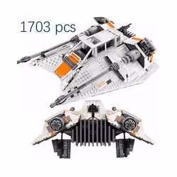 In Stock 1703Pcs  Speeder Building Blocks Compatible 75144 Reproduce Snow