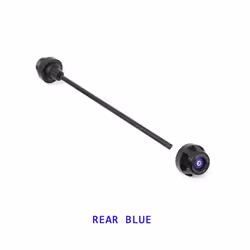 Rear Front Axle Fork Crash Slider For BMW S1000RR S1000R S1000XR 2019-2023 - Rear Blue