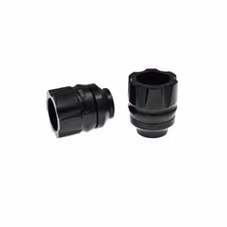 Aluminum Alloy Buffer Anti Collision Cup Front Fork Cup 13mm Wheel Protection - Black