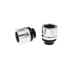 Aluminum Alloy Buffer Anti Collision Cup Front Fork Cup 13mm Wheel Protection - Silver