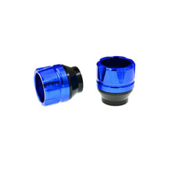 Aluminum Alloy Buffer Anti Collision Cup Front Fork Cup 13mm Wheel Protection - Blue
