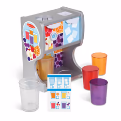 Melissa & Doug Drinks Dispenser Toy | Wooden Pretend Play Toy | Role Play Shop | Wooden Playset for Kids | Kids Toy Juice Dis ...