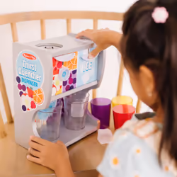 Melissa & Doug Drinks Dispenser Toy | Wooden Pretend Play Toy | Role Play Shop | Wooden Playset for Kids | Kids Toy Juice Dispenser | Toy Play Kitchen