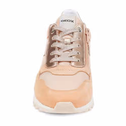 ) Geox Tabelya 0 Women's Peach Trainers - Pink, 6 (Adults'
