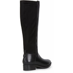 ) Geox D Felicity Leather Women's Black Boots - Black, 4 (Adults'