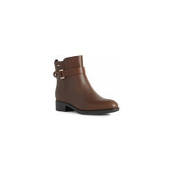 ) Geox Felicity Leather Women's Brown Boots - Brown, 5 (Adults'