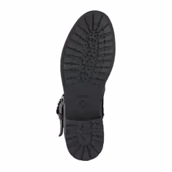 ) Geox D Rawelle B ABX A Leather Women's Black Boots - Black, 6 (Adults'