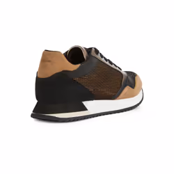 ) Geox Doralea Leather Women's Bronze/Toffee Trainers - Brown, 7 (Adults'