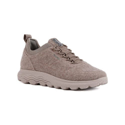 ) Geox D Spherica A Wool Blend Women's Dark Rose Trainers - Red, 7 (Adults'