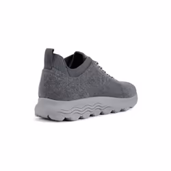 ) Geox D Spherica A Wool Blend Women's Anthracite Trainers - Grey, 4 (Adults'