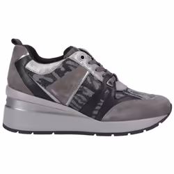 ) Geox D Zosma B 0 Women's Dark Grey Trainers - Grey, 4 (Adults'