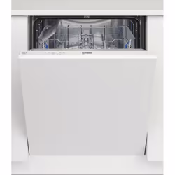 Indesit DIE 2B19 UK, Semi built-in, Full size (60 cm), White, White, Buttons, 1.3 m