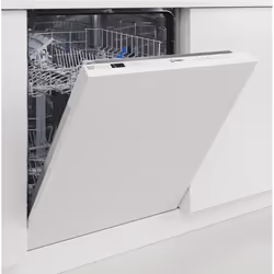 Indesit DIC 3B+16 UK, Semi built-in, Full size (60 cm), White, White, Buttons, LED