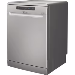 Indesit DFC 2B+16 S UK, Freestanding, Full size (60 cm), Silver, Buttons, Upper, 13 place settings