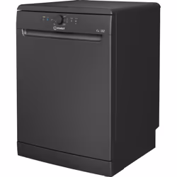 Indesit DFE 1B19 B UK, Freestanding, Full size (60 cm), Black, Black, Buttons, Rotary, Touch, 1.3 m