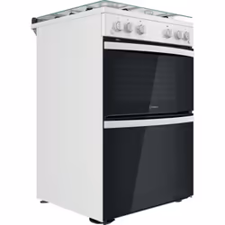 Indesit ID67G0MCW/UK cooker Freestanding cooker Gas White