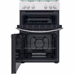 Indesit ID67G0MCW/UK cooker Freestanding cooker Gas White
