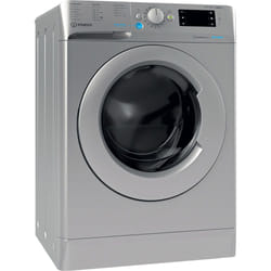 Indesit BDE 861483X S UK N washer dryer Freestanding Front-load Silver D