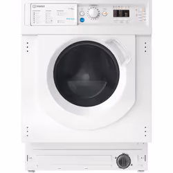 Indesit BI WDIL 75125 UK N, Front-load, Built-in, White, Left, White, White
