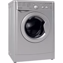 Indesit IWDC 65125 S UK N, Front-load, Freestanding, Silver, Left, Silver, Silver