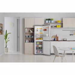Indesit INFC8 50TI1 S 1 fridge-freezer Freestanding 322 L F Silver