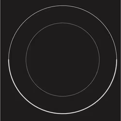 Indesit IRD 2030 B hob Black Built-in 30 cm 2 zone(s)
