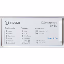 Indesit BI WDIL 861485 UK washer dryer Built-in Front-load White D - Additional view 8