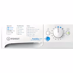 Indesit Innex BDE 96436 WKV UK washer dryer Freestanding Front-load White D