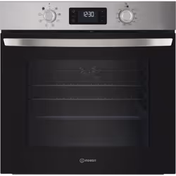 Indesit IO 253 X UK, Medium, Electric, 66 L, 2000 W, 66 L, Multitech