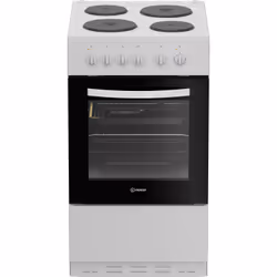 Indesit I5E3KMW, White, Rotary, White, Aluminium, Metal, Front