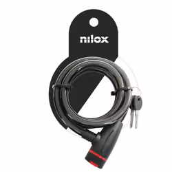 Nilox NXPLCABLELOCK, Padlock, Black