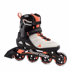 Rollerblade Macroblade 80 W, Adults, Female, Black, Orange, White, Monochromatic, High boot, Inline skates