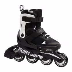Rollerblade Microblade 175, Recreation inline skate, Recreational inline skating, Children, Unisex, Black, White, Monochromat ...