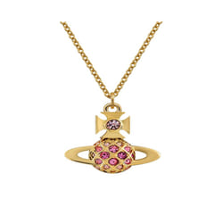 Vivienne Westwood - Willa Bas Relief Pendant Gold/ Light Rose