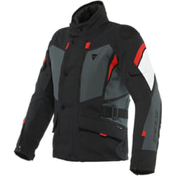 Dainese Carve Master 3 Gore-Tex Motorcycle Textile Jacket, black-grey-red, Size 50 for Men