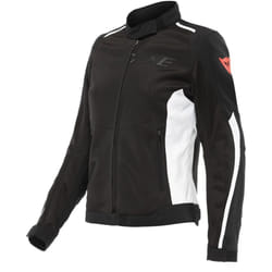 Dainese Hydraflux 2 Air D-Dry Ladies Motorcycle Textile Jacket, black-white, Size 48 for Women