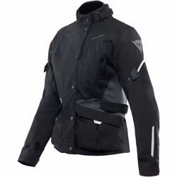 Dainese Tempest 3 D-Dry Ladies Motorcycle Textile Jacket, black-grey, Size 42 for Women