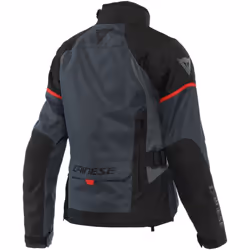 Dainese Tempest 3 D-Dry Ladies Motorcycle Textile Jacket, black-grey-red, Size 42 for Women