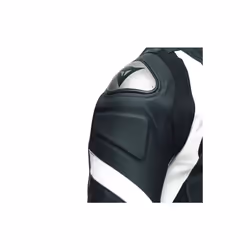 Dainese Avro 4 Two Piece Leather Suit Matt Black / Matt Black / White - UK 46