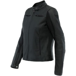 Dainese Razon 2 Ladies Motorcycle Leather Jacket, black, Size 52 for Women