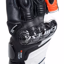 Dainese Carbon 4 Long Ladies Motorcycle Gloves, black-white-red, Size XL for Women - Additional view 4
