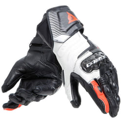 Dainese Carbon 4 Long Ladies Motorcycle Gloves, black-white-red, Size L for Women