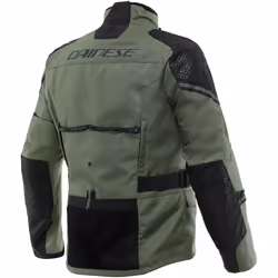 Dainese Ladakh 3L D-Dry Motorcycle Textile Jacket, black-green, Size 54 for Men