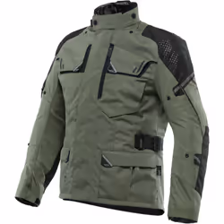 Dainese Ladakh 3L D-Dry Motorcycle Textile Jacket, black-green, Size 56 for Men