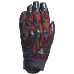 Dainese Unruly Ergo-Tek Motorcycle Gloves, black-red, Size M for Men